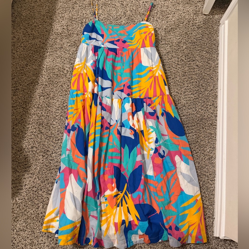 J. Crew Multicolor Abstract Dress